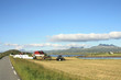Farm and fields of Leknes i Lofoten