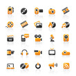 Orange Black Web Icons