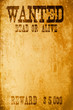 wanted poster