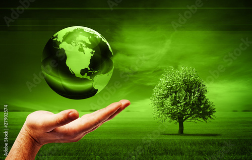Illustration: green earth green earth