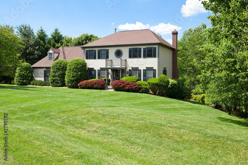 Photo: Suburban USA Single Family House Hillside French Provincial Suburban USA Single Family House Hillside French Provincial