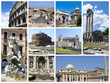 Rome collage or postcard Rome collage or postcard
