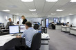CAD designers and architects working in office