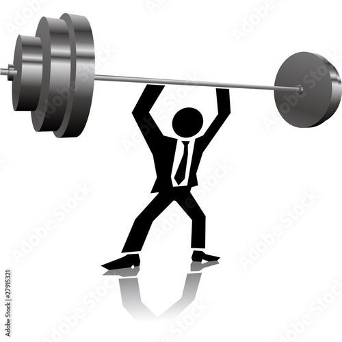 Vector: weightlifting weightlifting