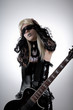 Blind expressive guitarist