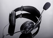 Headphones with a microphone
