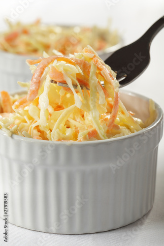 Photo: Cole slaw salad in the bowl Cole slaw salad in the bowl