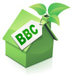 Maison verte au norme BBC (reflet) Maison verte au norme BBC (reflet)