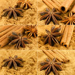 Cinnamon. Collage