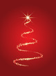 Christmas background with tree. Vector