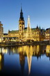 Das Hamburger Rathaus zur Weihnachtszeit