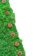 Christmas green framework isolated Christmas green framework isolated