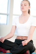 Young woman doing yoga exercises Young woman doing yoga exercises
