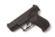 gun white background