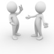 Men talking