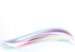 Abstract Vector Wave blue and pink color