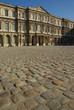 Pavement in front of Louvre museum