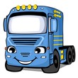 Blue truck