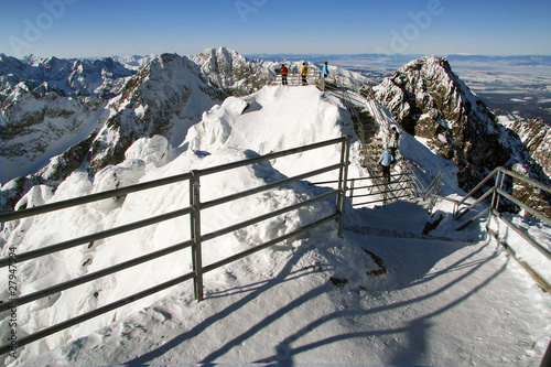 Photo: Lomnicky peak is of highest and most visited peaks in Tatras Lomnicky peak is of highest and most visited peaks in Tatras