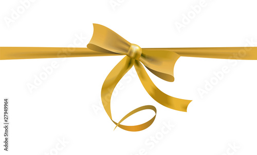 Illustration: Schleife gold Schleife gold