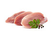 Raw pork with parsley and pepper Raw pork with parsley and pepper