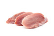Raw pork isolated on white Raw pork isolated on white