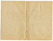 Photo: two pages of an old grunge paper two pages of an old grunge paper