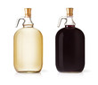 wine bottles