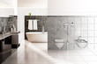 Contemporary Designed Bath (3D)