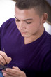 man with mobile phone