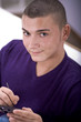 man with mobile phone