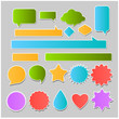 colorful banner set