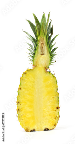 Photo: Pineapple cut in half Pineapple cut in half