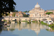 view of panorama Vatican City in Rome, Italy
