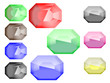 glossy gems