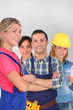 Young adults on business training