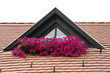 Photo: The roof and the flowers, Hungary The roof and the flowers, Hungary