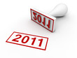 Illustration: 2011 Rubber Stamp 2011 Rubber Stamp