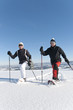 aktive Senioren im Schnee