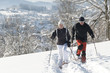Zwei Schneeschuhwanderer