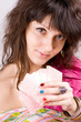 soothsayer with scrying cards