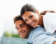 Fun-loving couple enjoying life Fun-loving couple enjoying life