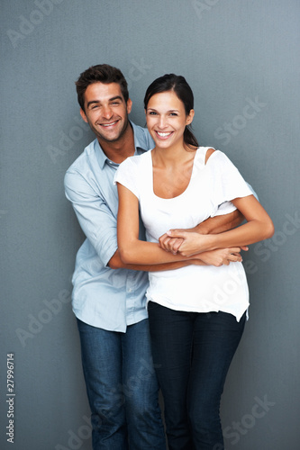 Photo: Couple joking around Couple joking around