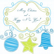 Decorative Christmas frame