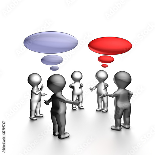 Illustration: Agile stand-up meeting Agile stand-up meeting