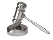 Gavel isolated on white