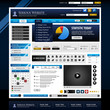 Web Design Template Element Frame Dark Web Design Template Element Frame Dark