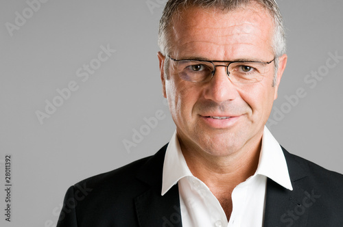 Photo: Mature man with glasses Mature man with glasses