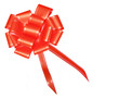 Red satin bow for wraping gifts isolated on white Red satin bow for wraping gifts isolated on white
