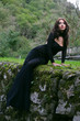 beauty woman in dress